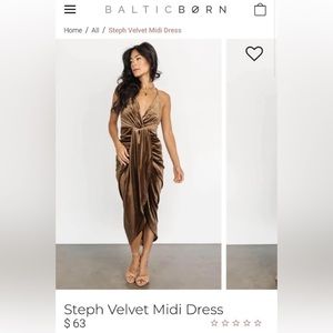 Baltic Born Velvet Dress M